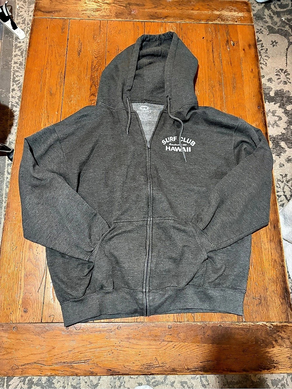 Malibu Shirts Surf Club Hawaii Zip Hoodie Black XL